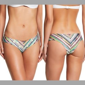 NEW Isabella Rose Tahiti Printed Reversible Bikini Bottoms [SZ‎ Large ]